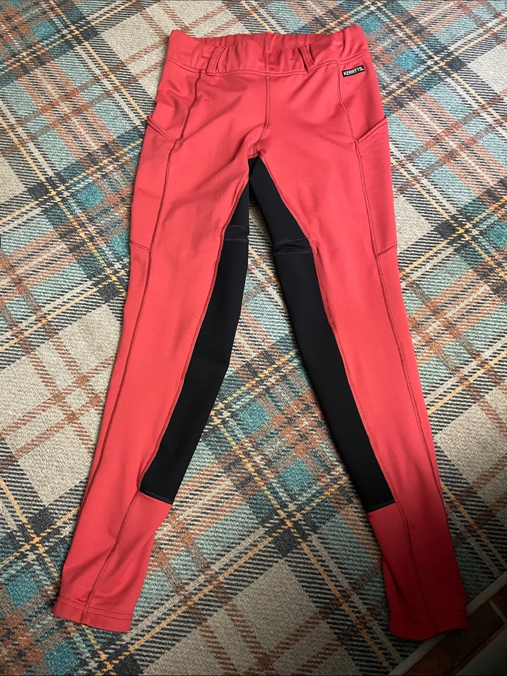 Kerrits red and black Horse Riding Breeches